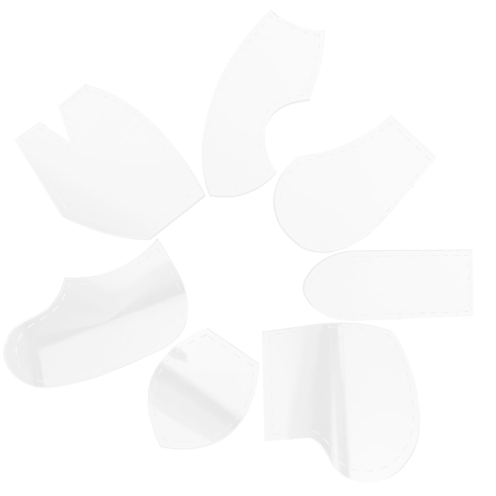 IDEANATEGRATE 7 Pieces Rabbit Template Ruler Set Acrylic Quilting Tools ...