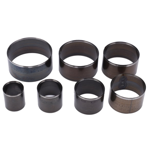 7 Pcs Round Leather Die Cutter Tool Set High Carbon Steel Hollow Hole Puncher Kit for DIY Crafting Projects 0.8 to 2.0 Inches