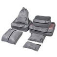 thumbnail image 1 of Travelhouse 7 Pcs Set Packing Cubes for Travel Suitcase Luggage Organizer Bags.Gray, 1 of 7