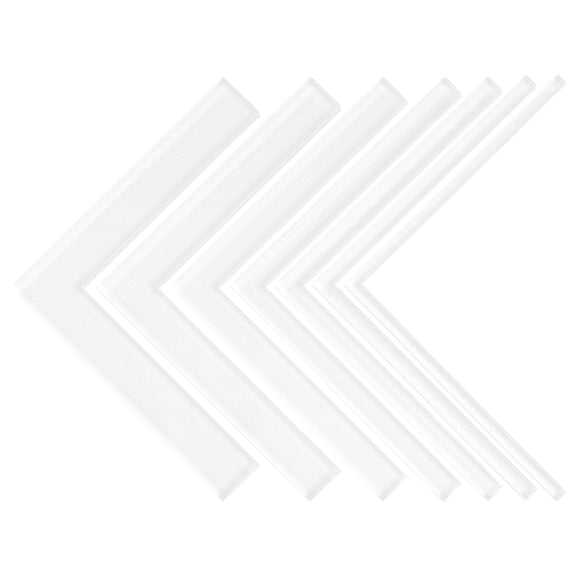 7 Pcs/Set Paper Crafting Alignment Guides, Creative Positioning Pieces Card Corners Helpers, Scrapbooking kit for Card Making Supplies