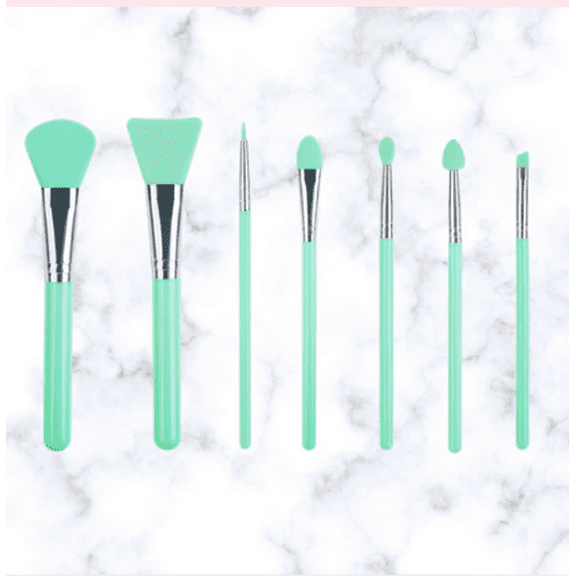 7 Pcs Silicone Makeup Brush Set. Applicators