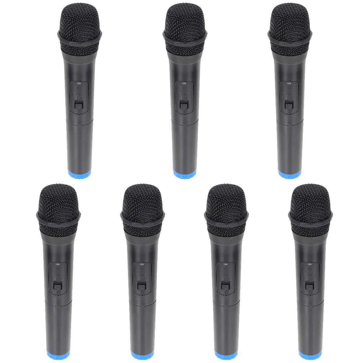 7 Pcs Simulation Microphone Toys for Toddlers Kids Karaoke Prop Mic Stage Prop Kids Toy