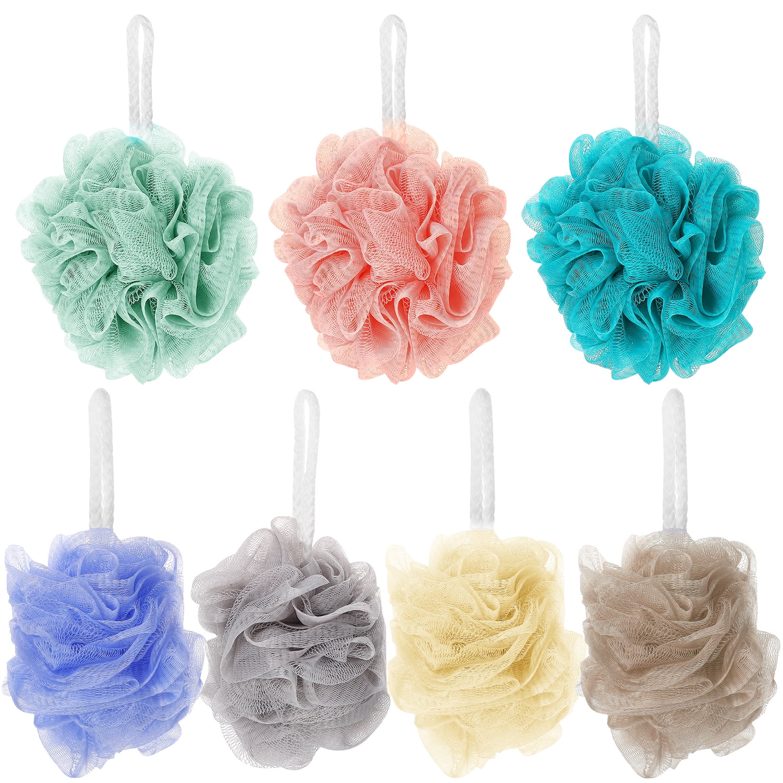 7 Pcs Tub Scrubber Bath Sponge Sponges for Bathing Bath Exfoliating ...