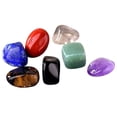 thumbnail image 1 of 7 Pcs Tumbled Polished Natural Healing Crystals Stones, Large Granule Natural Stone Chips Ornaments Irregular Stone Decorative Pebbles For Yoga Meditation Aromatherapy Decoration, 1 of 9