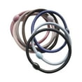 7 Pcs Woman Rubber Band Clothing Match Hair Tie Color Headbands Girl