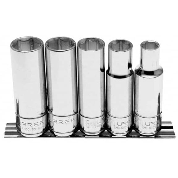 7 Piece 1/2" Drive Deep Well Socket Set