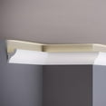 thumbnail image 1 of 7-Piece 94.5″ (55.12 ft) LED Baseboard & Crown Molding with Duct Kit for Seamless Ambient Home Accent Lighting | Waterproof Channel for Easy LED Strip Installation (Baseboard Molding | ASL-004-A), 1 of 7