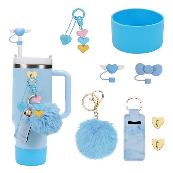 7-Piece Accessories Set Compatible with Stanley Cup Tumbler 40oz & 30oz