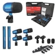 thumbnail image 1 of 7-Piece All-Metal Drum Microphone Kit for Tom, Snare & Cymbals, Professional Wired Instrument Mics for Studio & Live Performance, 1 of 14