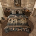 thumbnail image 1 of Erosebridal 7 Piece Camo Mallard Duck Comforter Set With Sheets Men Rustic Farmhouse Cabin Bed In A Bag Full,Hunting Woodland Duck Bedding Set Country Wood Board Animal Bed Set, 1 of 6