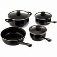thumbnail image 1 of 7 Piece Chef Du Jour Cookware Set, Black, 1 of 2
