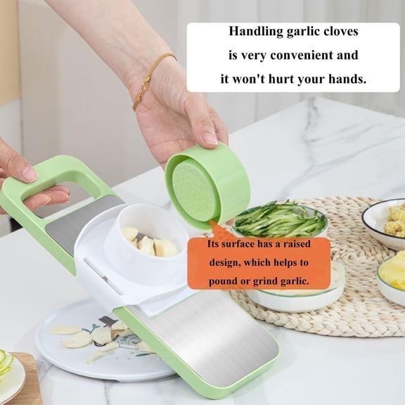 7-Piece Clearance Under $5 Grater Set Grater For Kitchen, Plastic Plastic Green