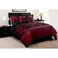 thumbnail image 1 of 7 Piece DYNASTY Chinese style jacquard Clearance bedding Comforter Set Fade Resistant, Wrinkle Free, No Ironing Necessary, Super Soft, All Size- Queen King Cal.King Size (Cal.king), 1 of 5