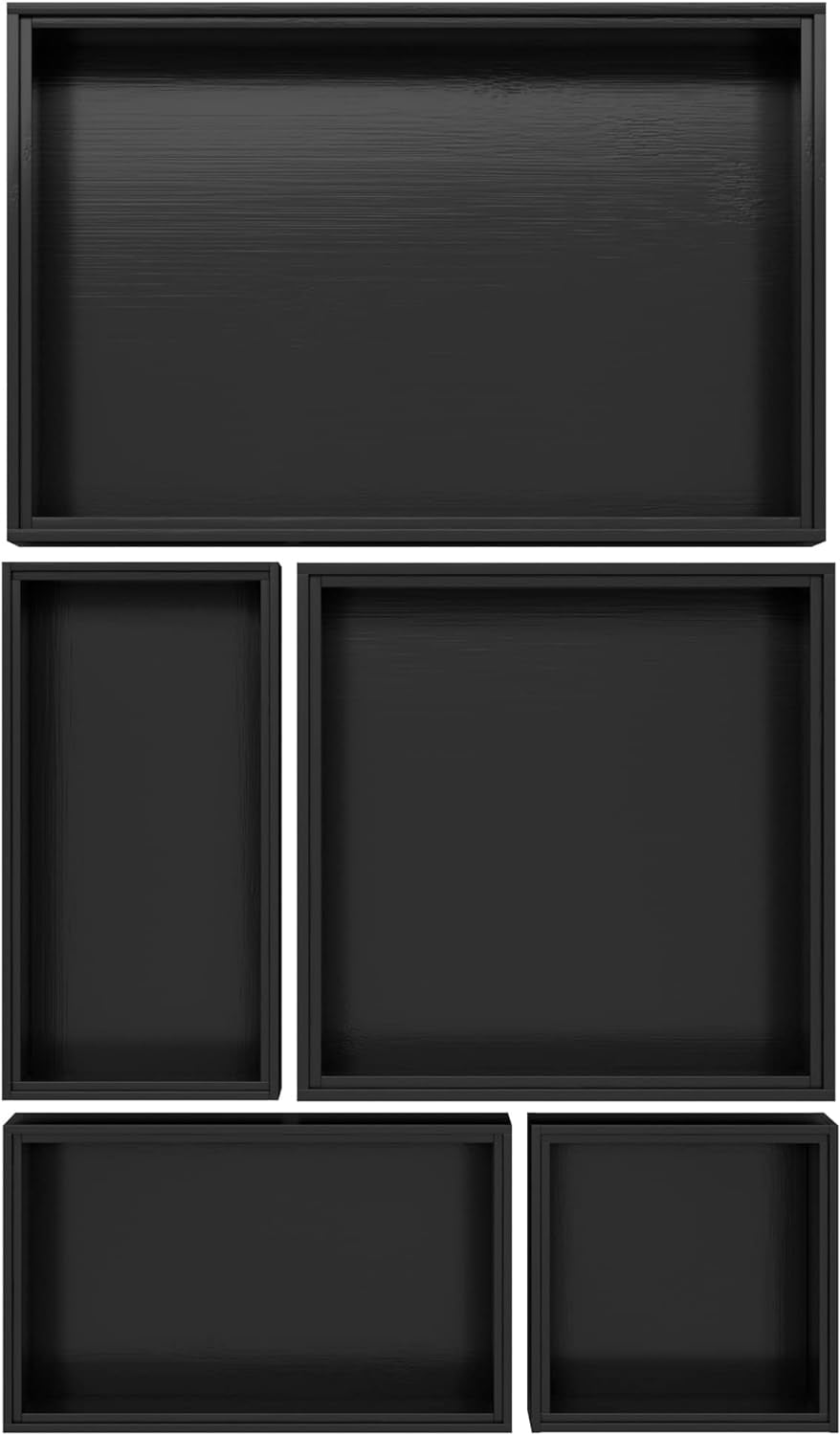 7Piece Drawer Organizer Boxes，MultiUse Storage Bins Dividers，Kitchen