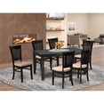 thumbnail image 1 of 7 Piece Dudley Dining Room Table Set - Black, 1 of 1