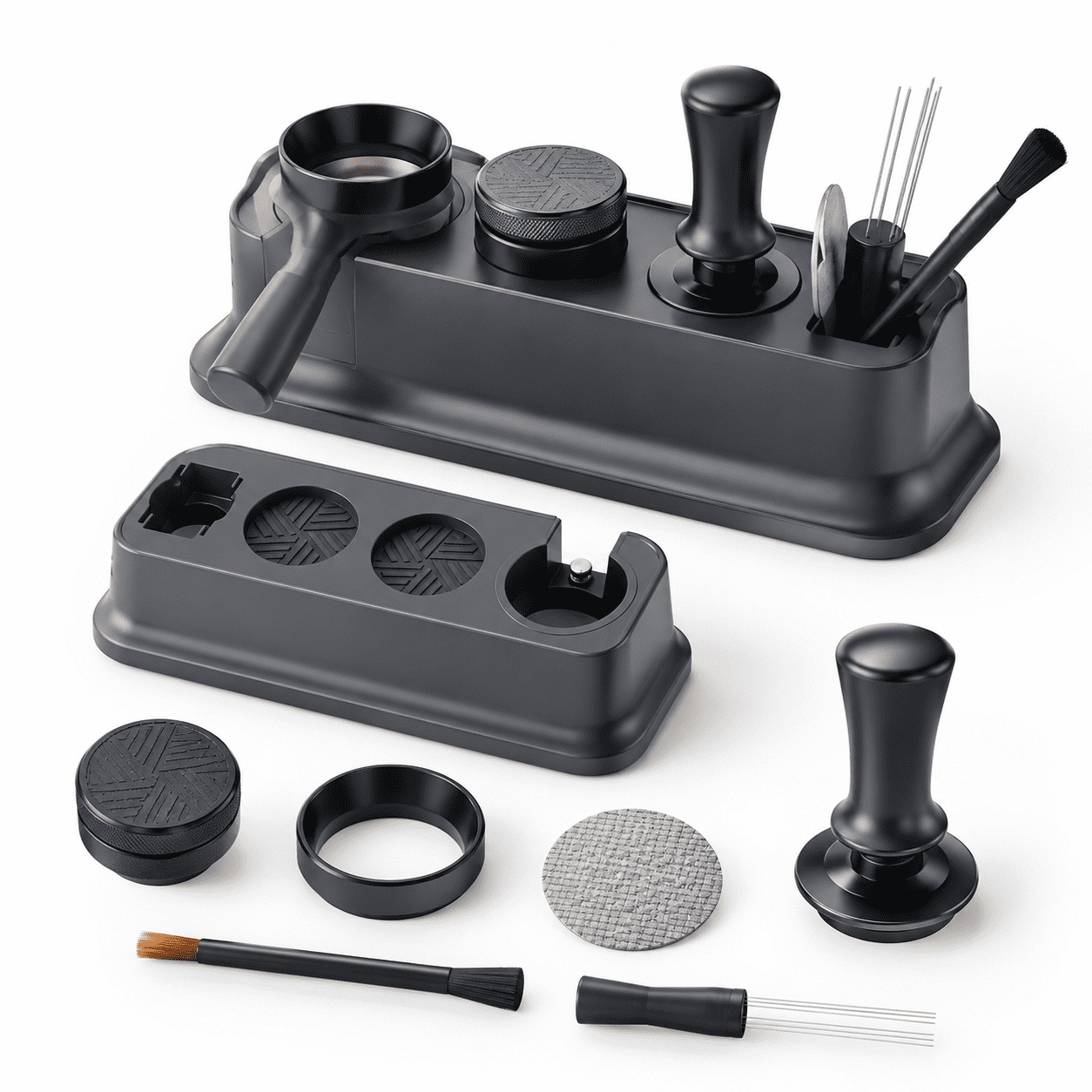 7-Piece Espresso Tamper Set with 51 mm Tools for Bar Home Office ...