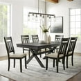 thumbnail image 1 of 7 Piece Hayden Dining Set With Table & 6 Chairs - Slate, 1 of 1