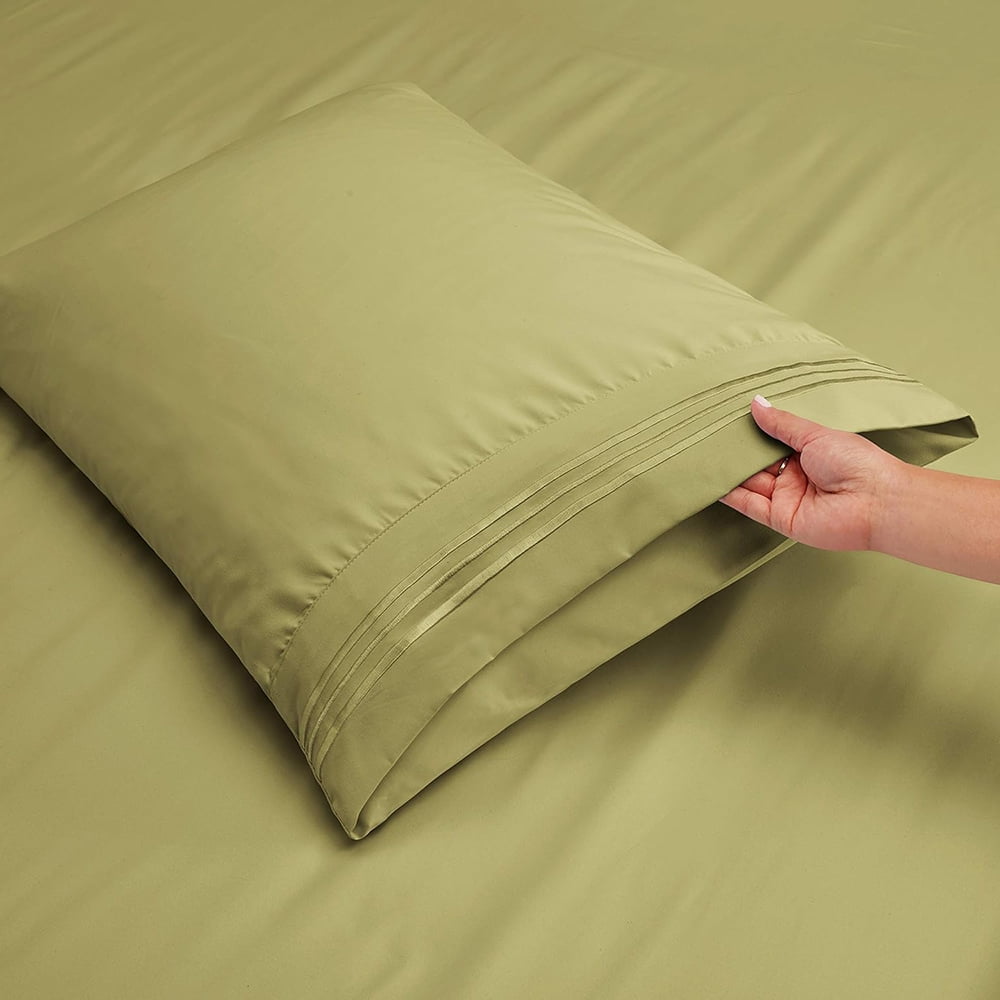 Bedding Set - Fitted Sheet, Flat Sheet & Duvet Cover In Polycotton | 22 Colors, All Sizes, Machine Washable