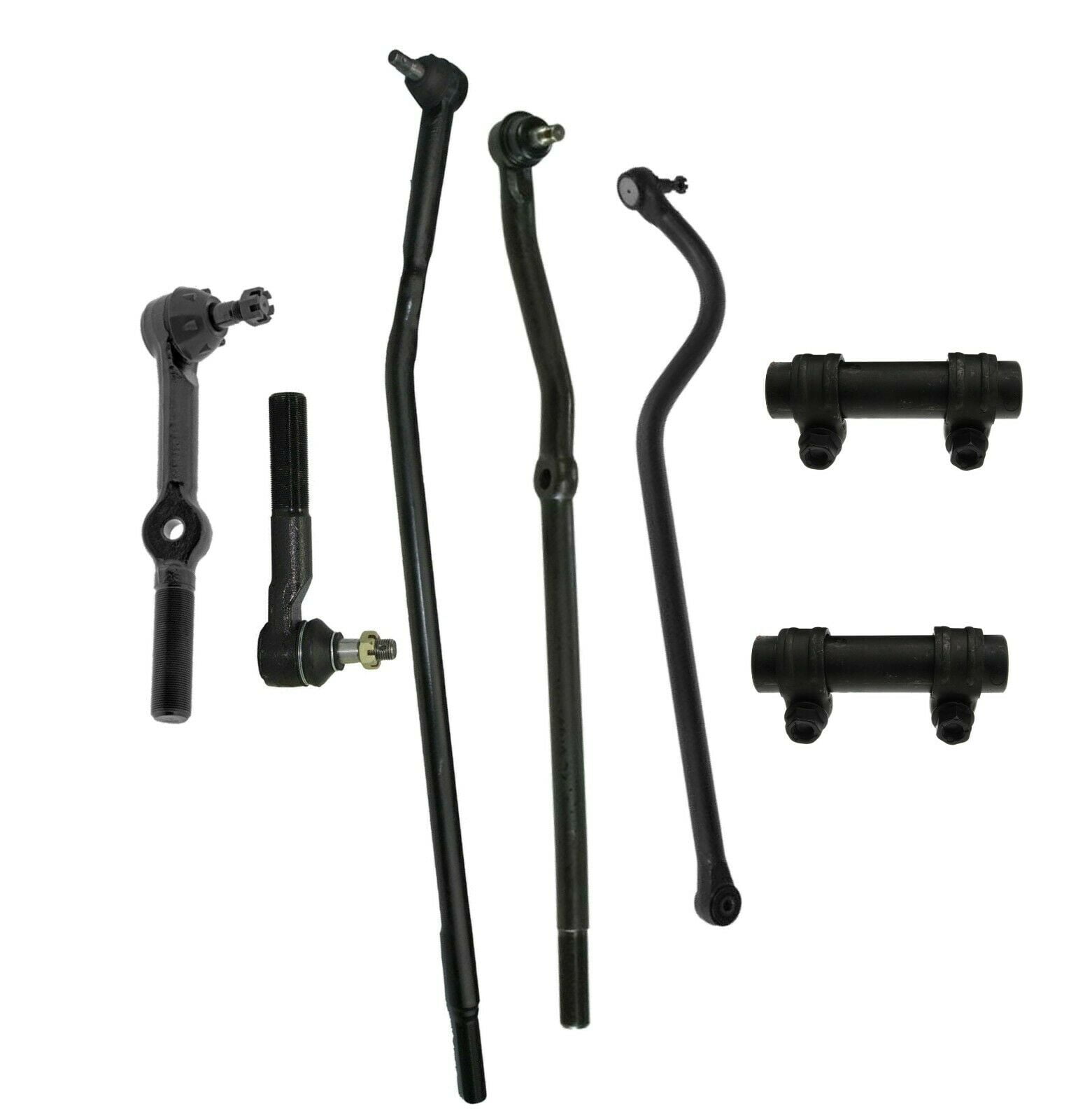 7 Piece Kit Inner & Outer Tie Rod Ends, Drag Link, Adjusting Sleeves