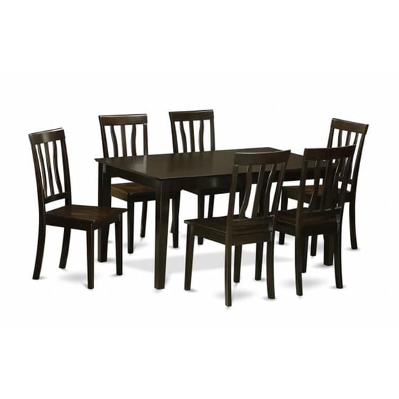 7 Piece Kitchen Table Set- Kitchen Table and 6 Dining Chairs
