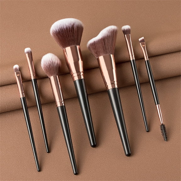 7 Piece Makeup Brush Set For Face Powder Foundation Eyeshadow Application 7PCS