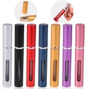 7 Piece 10 ml Refillable Spray Bottle Set, Empty Travel Mist Bottles, TIKA