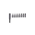 thumbnail image 1 of Century Drill & Tool 68017 Premium S2 Steel Security Star Insert Screwdriving Bit Set, 9 Piece, 1 of 7