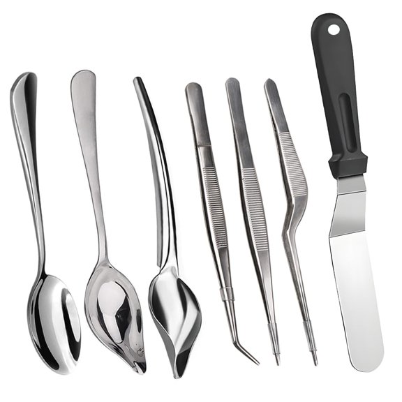 7 Piece Stainless Steel Culinary Specialty Tools Set for Professional Chefs and Home Cooks Y101