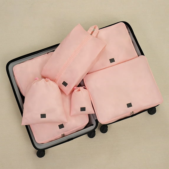 7-Piece Storage Bag Set for Moving and Travel, Reusable Clothes and Bedding Organizers, Large, Medium, Small Bags for Packing, Dormitory, Camping, Under-Bed Storage, and Space-Saving Solutions