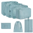 7-Piece Travel Packing Cube Set, Lightweight Luggage Organizer Bags ...