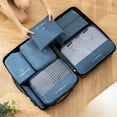 thumbnail image 1 of 7-Piece Travel Packing Cubes Set, Luggage Organizer with Compression Bags for Clothes and Shoes Storage, Lightweight Durable Polyester Material for Suitcase Organization, 1 of 6