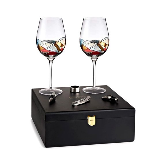 7 - Piece Wine Glass Gift Set