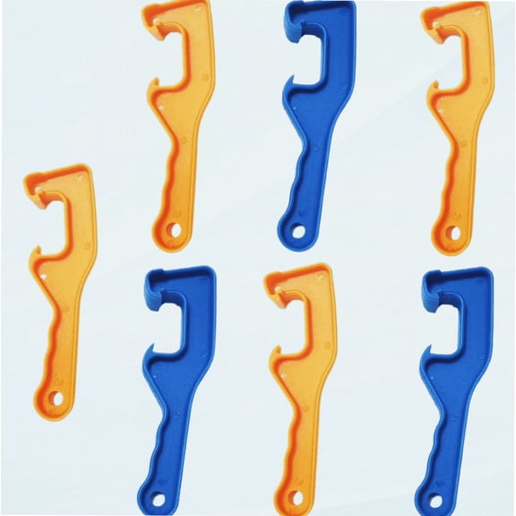 7 Pieces 5 Gallon Plastic Bucket Lid Opener Paint,Bucket Lid Lifter Remover Wrench Tool,Opener Wrench Tool Lid Remover for Home Office Industrial Use