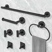 https://i5.walmartimages.com/seo/7-Pieces-Bathroom-Hardware-Set-Accessories-Set-Includes-24-Towel-Bar-Toilet-Paper-Holder-Ring-Robe-Hook-Matte-Black-304-Stainless-Steel-Wall-Mounted_8b01e51f-7a4d-4974-9ea5-1a0418bc6194.9374aa4b1df303cea8fff46c23536b9d.jpeg?odnWidth=180&odnHeight=180&odnBg=ffffff