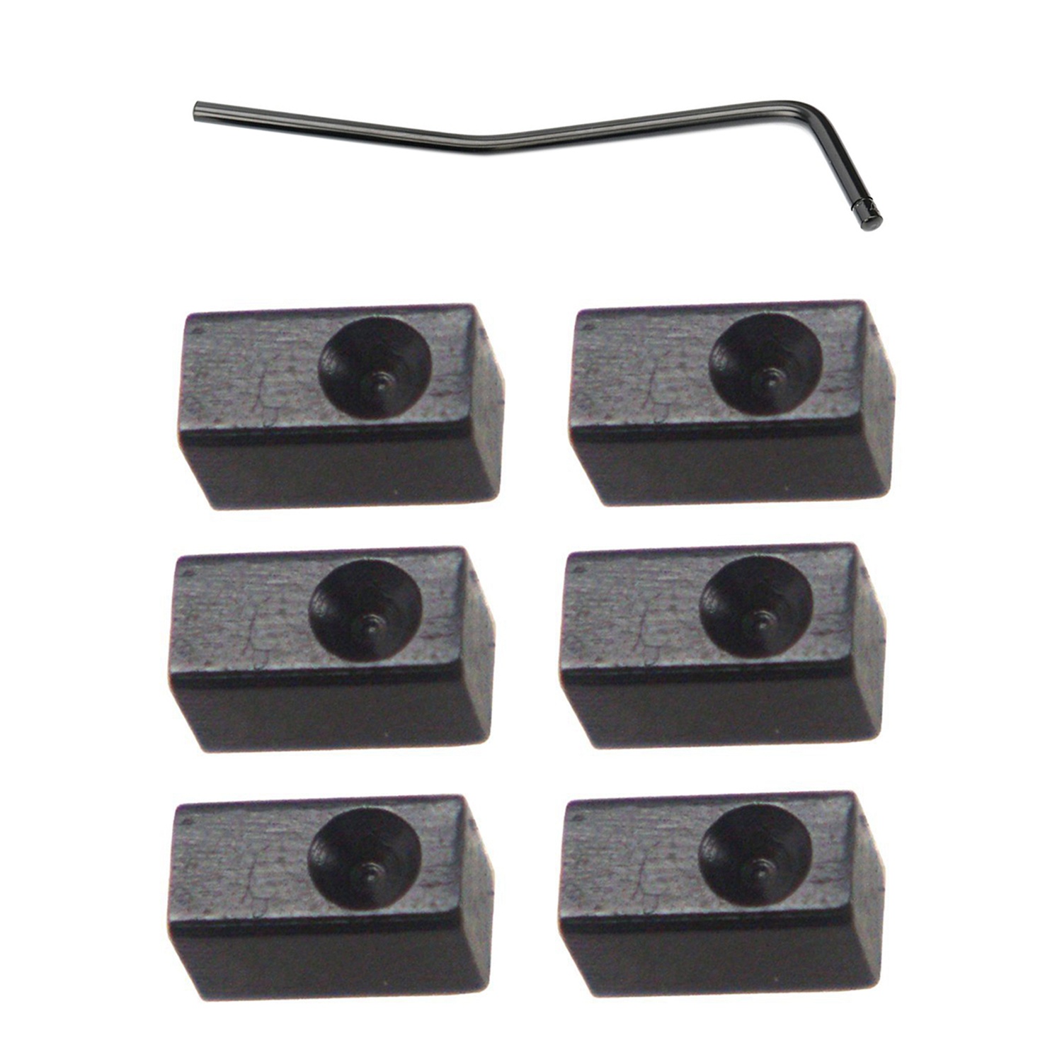 7 Pieces Electric Guitar Parts 6 Pieces Guitar Tremolo Bridge Saddle