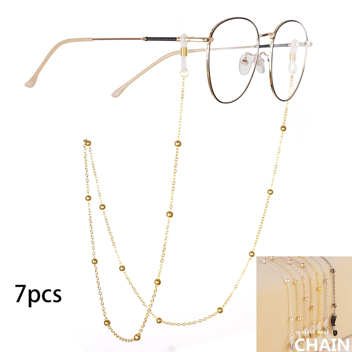 7 Pieces Glasses Chain, Eyeglass Strap Holder For Women Sunglasses