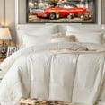thumbnail image 1 of Davulos 7 Pieces King Lightweight Solid White Comforter Set for All Seasons, Soft & Comfortable Bed in a Bag Set for Student/friends, A Cloud-Like Sleeping Space Bedding Set, 1 of 8