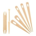 thumbnail image 1 of 7 Pieces/Set Hand Weaving Loom Tools Wooden Crochet Needles Kit for Weaving, 1 of 6