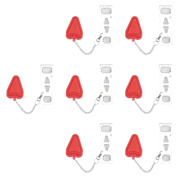 7 Pieces Travel Door Lock Security Safety Chain Toddler