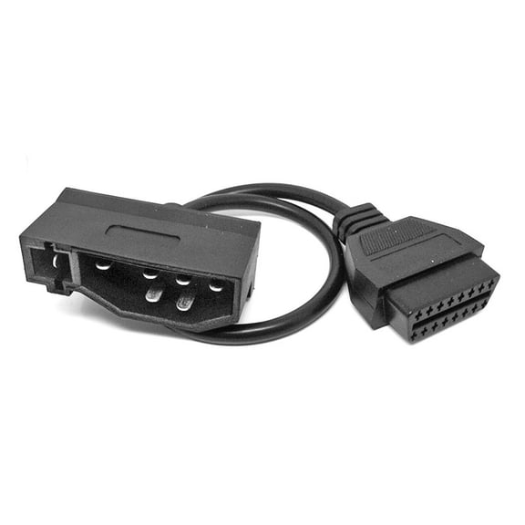 7 Pin Male OBD1 to OBD2 OBDII 16 Pin Diagnostic Adapter Cable For FORD EFI