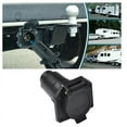 thumbnail image 1 of 7 Pin RV Blade Trailer Socket Trailer Wiring Harness Connector Heavy Duty 7 Way Vehicle Side Trailer Socket for Trailer, 1 of 7