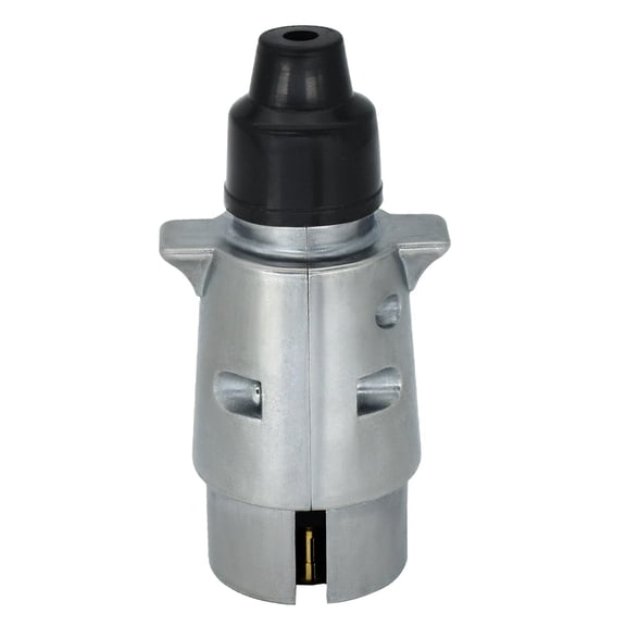 7 Pin Trailer Automobile Aluminium Alloy Plugs 12V Truck Tow Towing Electrics Connector Wiring Connector Adapter ,Dependable Strength