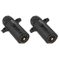 7 Pin Trailer Plug, Detachable Trailer Connector Adapter Male End