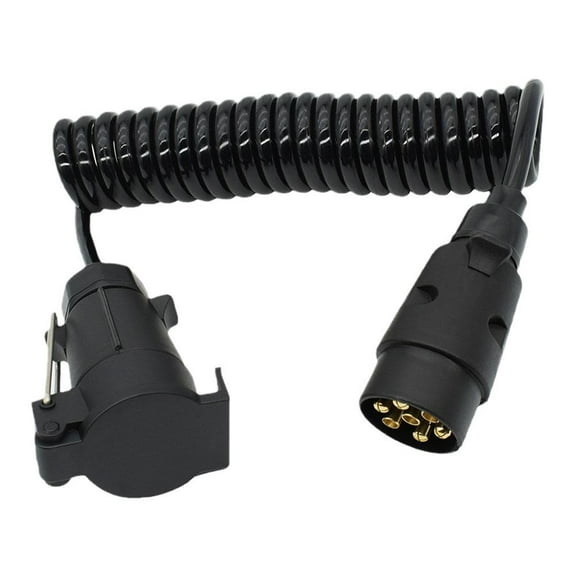 7 Pin Trailer Truck Light Board Extension Cable Lead To Female Plug Wire Q3P0