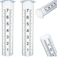 thumbnail image 1 of 7" Plastic Rain Gauge Replacement Tube,Happon Outdoor Plastic Rain Gauge Tube,Easy to Read Freeze Proof Rain Gauges for Garden,Yard,Home (2Pcs), 1 of 6
