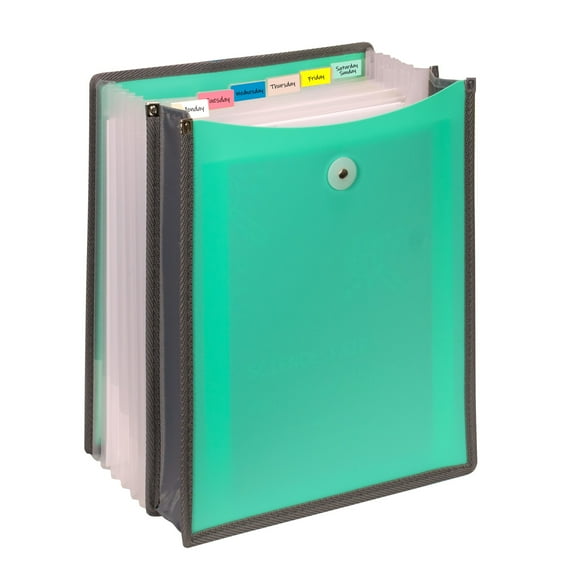 C-line 7-Pocket Open Top Vertical Backpack File, 1/EA (Set of 12 EA)