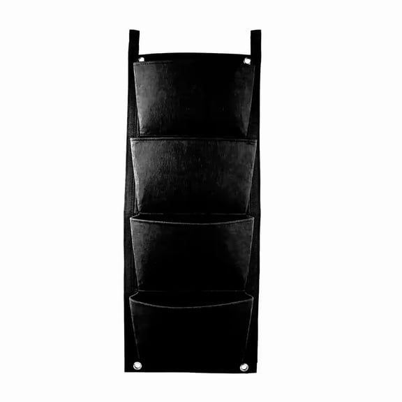 7-Pocket Vertical Growing Planting Bag Felt Wall Hanging Flower Vegetable Growing Container Outdoor Indoor Garden Planter