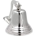 thumbnail image 1 of 7" Polished Aluminum Dinner Bell - Nautical Ship Décor, 1 of 6