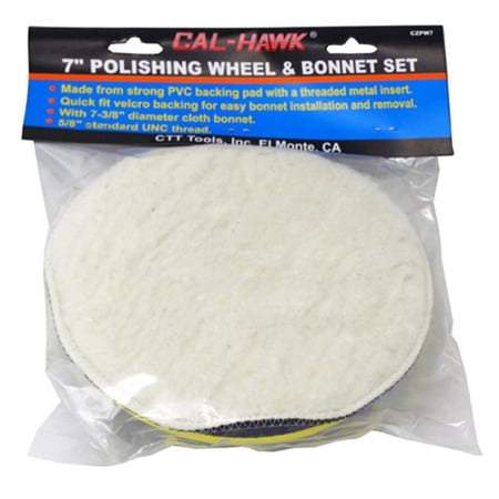 Replacement 7" Buffing Wheel and Backing Pad for Electric Car Auto Polisher