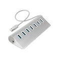 thumbnail image 1 of 7-Port USB 3.0 Hub with 18W Fast Charging - High-Speed 5Gbps Data Transfer, Compact & Portable Design for PC, Laptop & Travel Use (Universal Compatibility with USB-A/USB-C, Stable Power Supply), 1 of 10